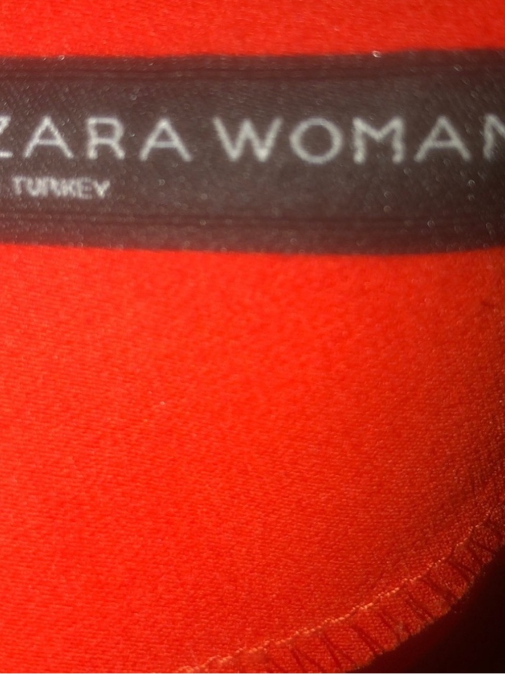 Classy orange Cap-Sleeve Sheath Dress - Picture 4 of 5